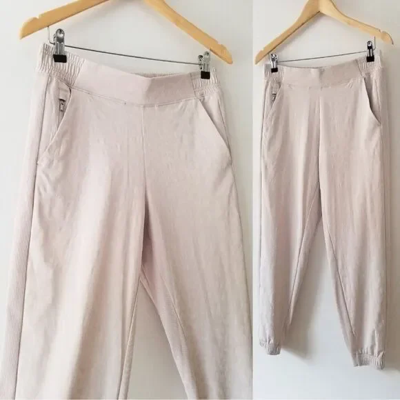 Athleta Brooklyn Textured Jogger in Cream Size 18 - Picture 5 of 16